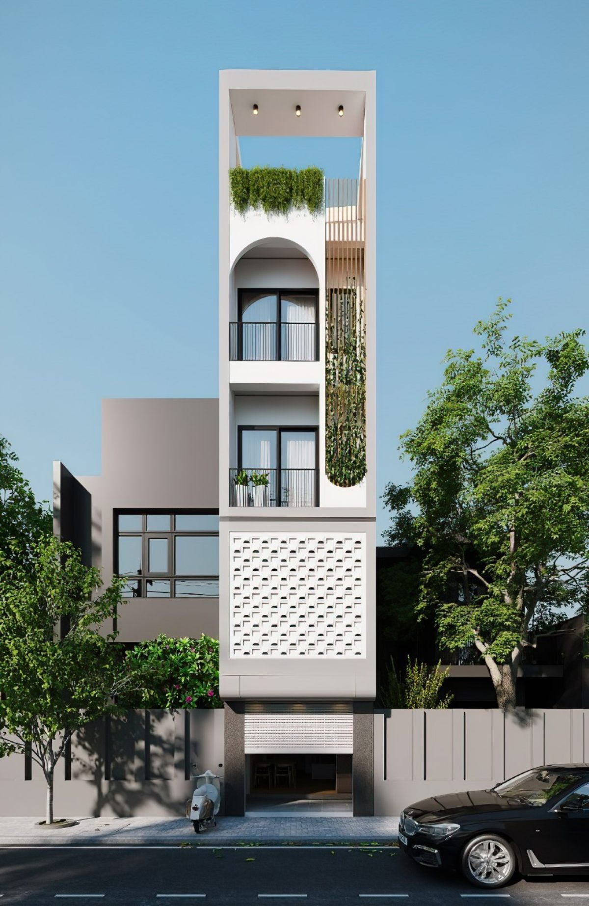 Mẫu nhà 4 tầng 4x16m 4