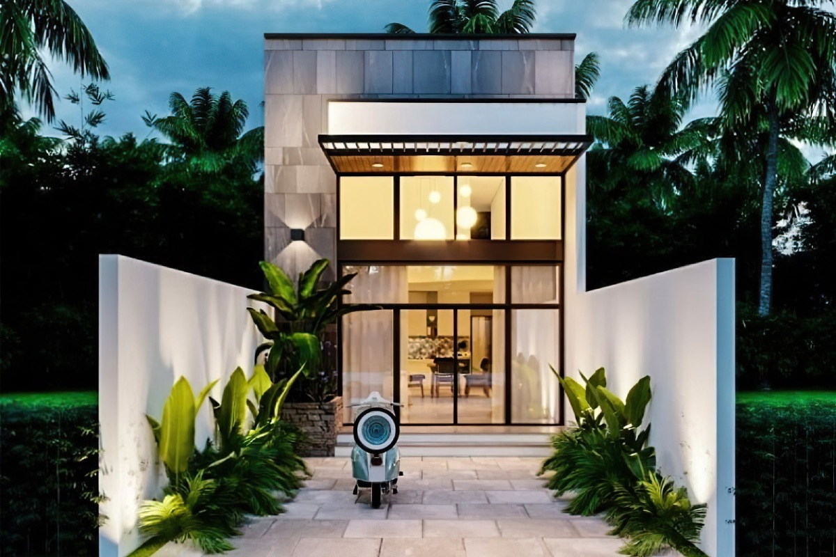 mẫu nhà cấp 4 mái bằng 5