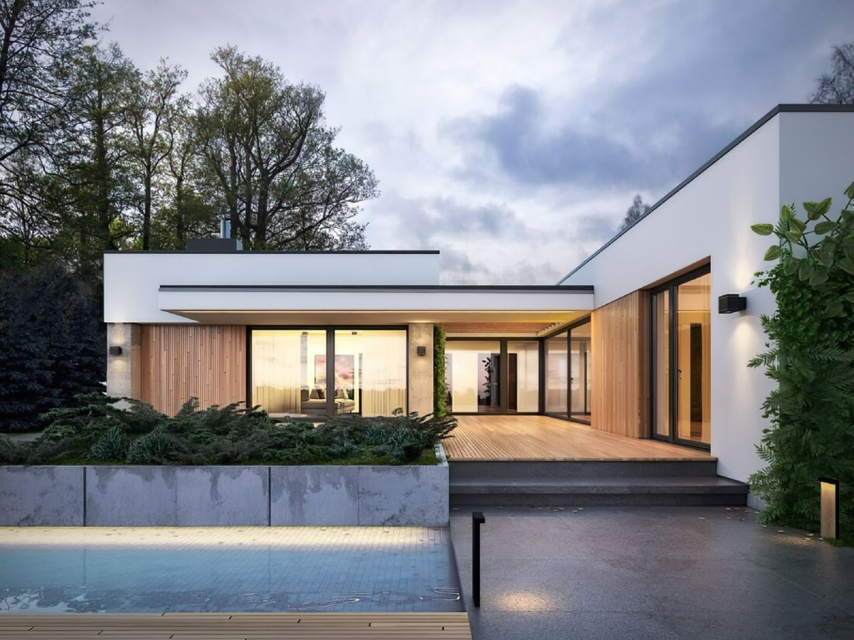 mẫu nhà cấp 4 mái bằng 8