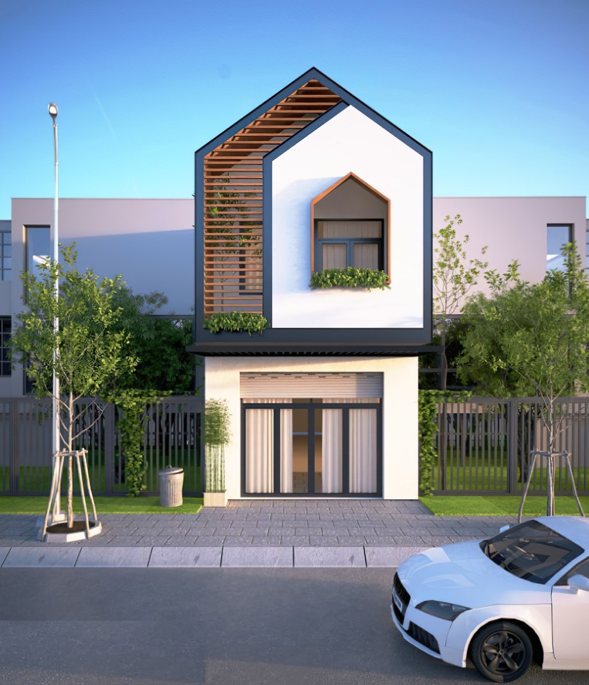 nhà lệch tầng 5x15 4