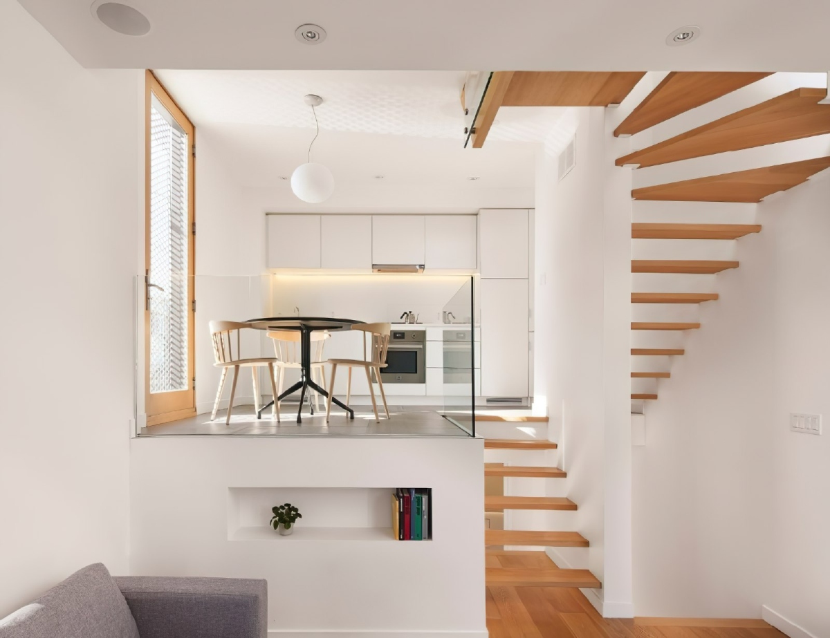 nhà lệch tầng 5x15 8