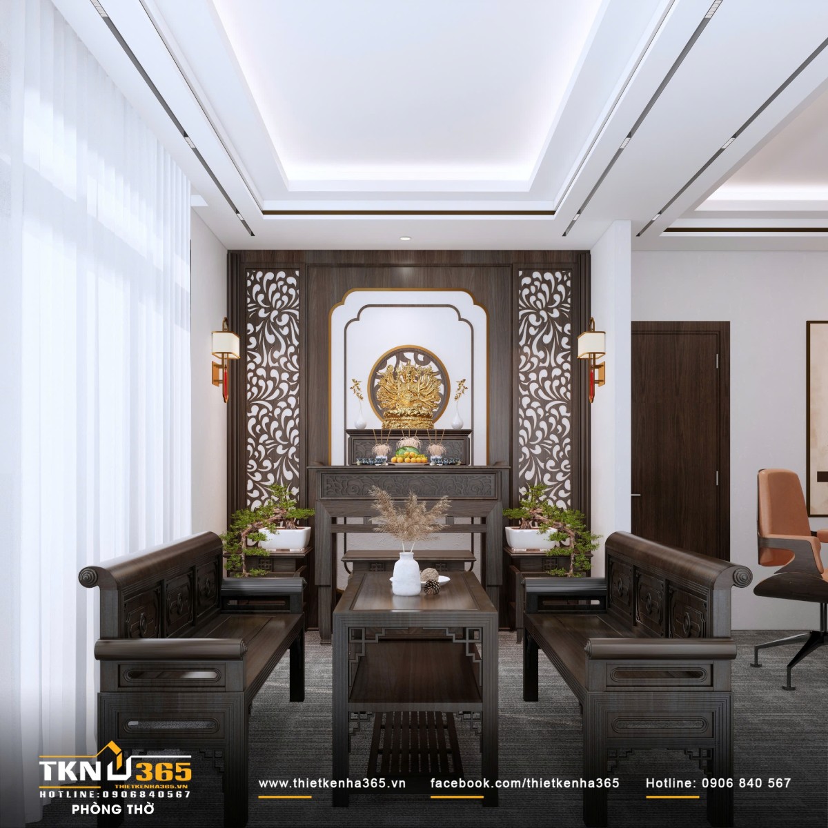 Phong thủy phòng thờ 2