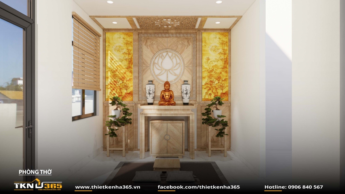 Phong thủy phòng thờ 3