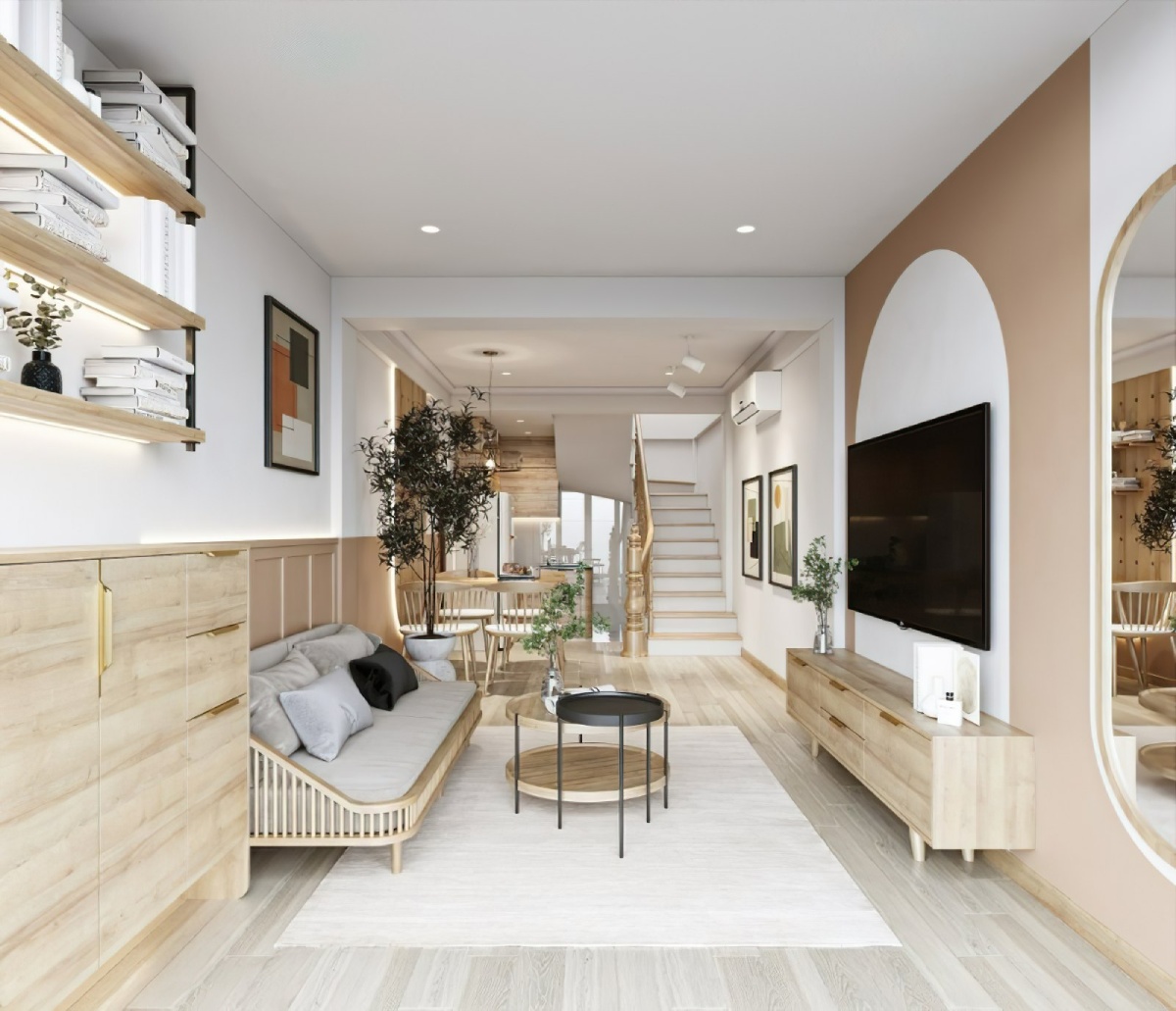 Thiết kế nhà diện tích nhỏ 25m2 9