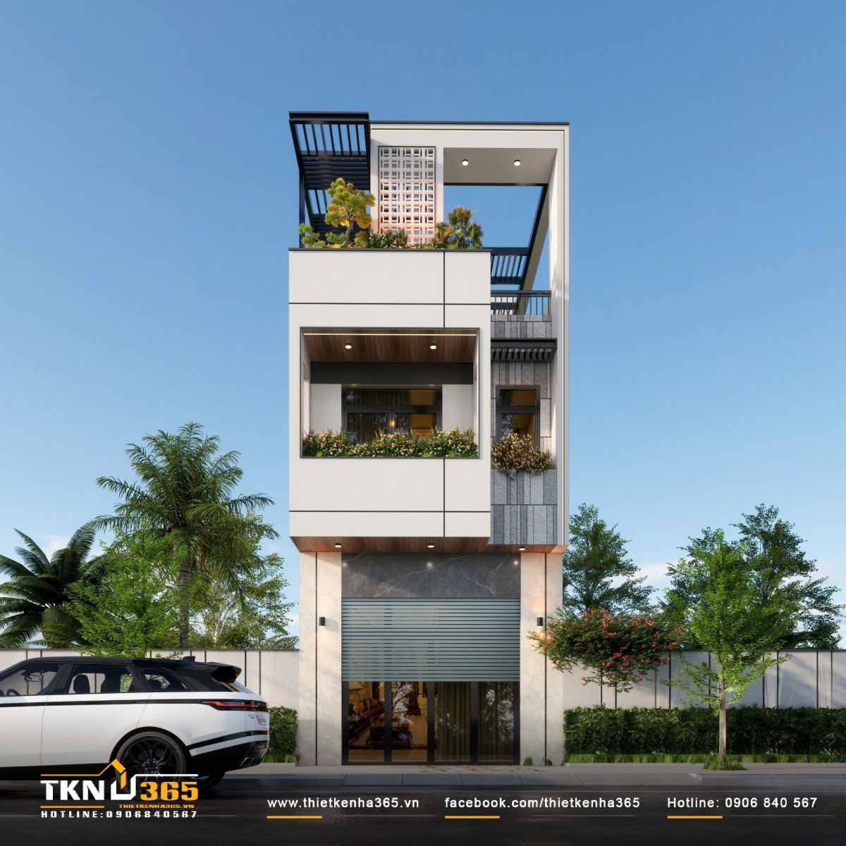 Thiết kế nhà ống 3x18m 2