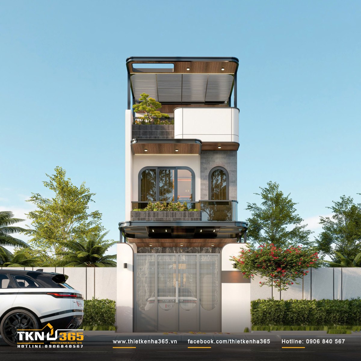 Thiết kế nhà ống 3x18m 5
