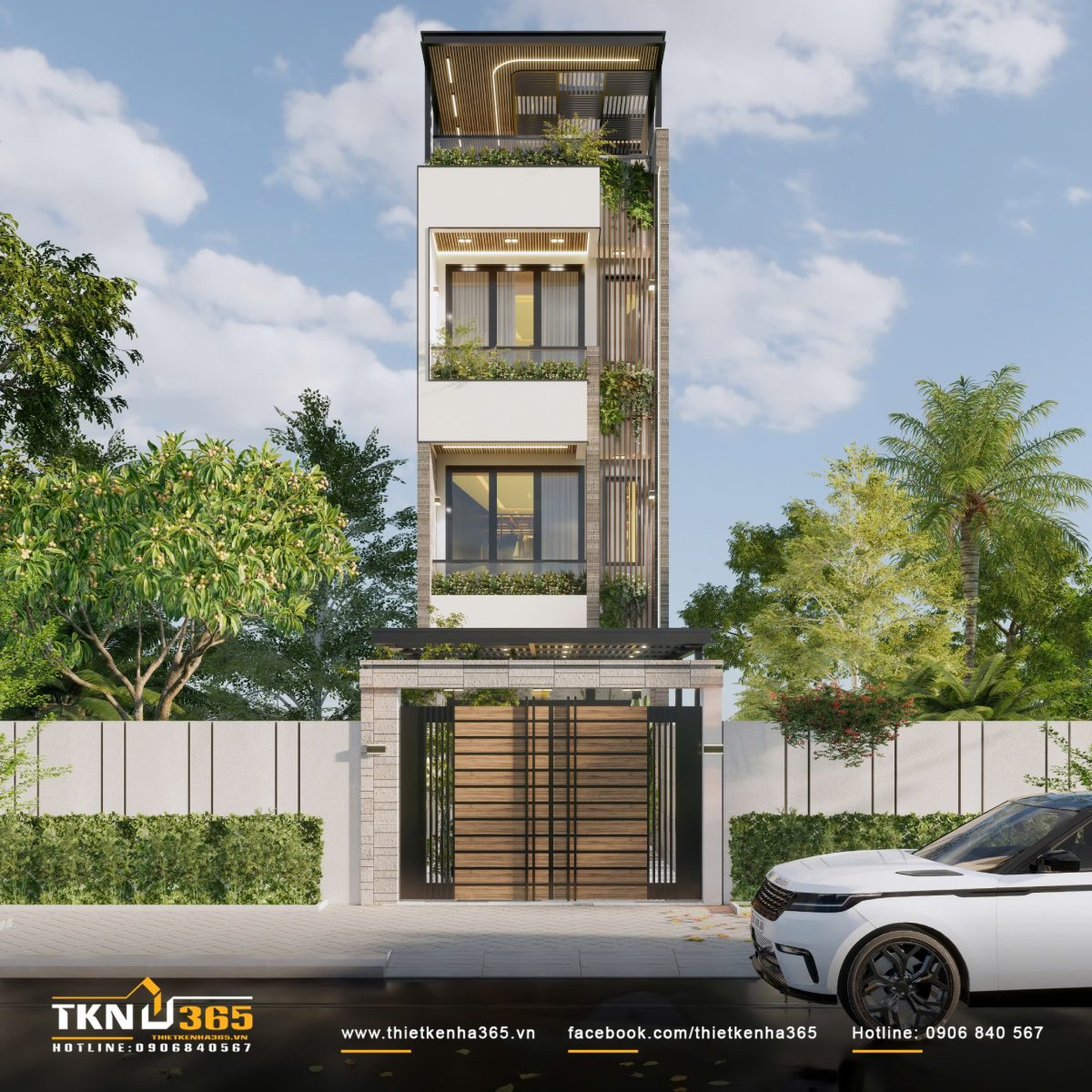 Thiết kế nhà ống 3x18m 3