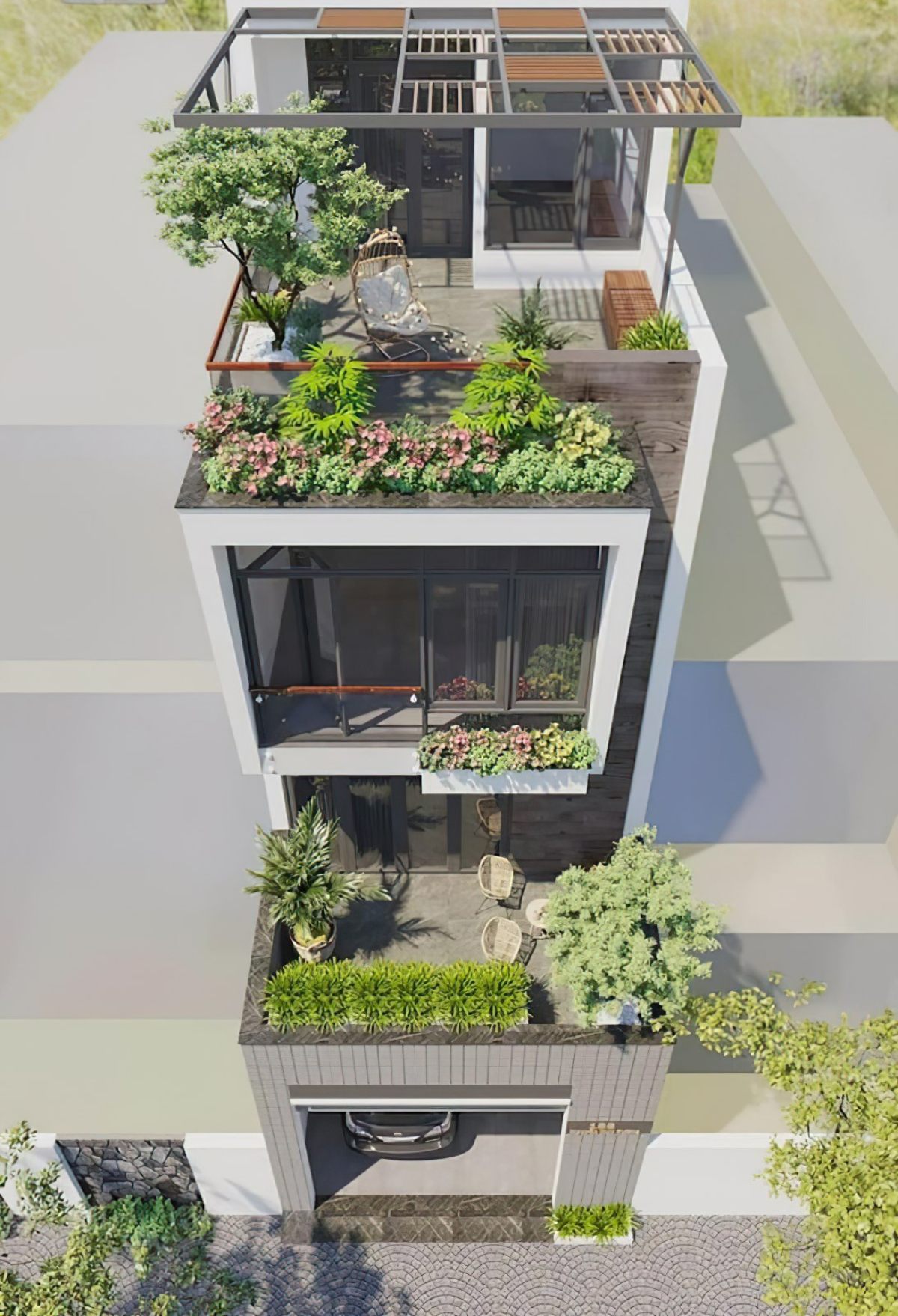 Thiết kế nhà ống 3x18m 8