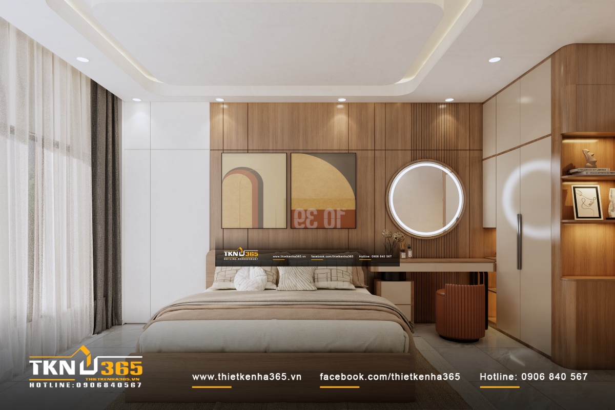 Thiết kế nhà phố 3 tầng 4