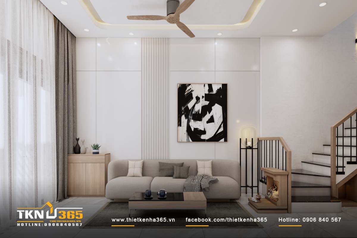 Thiết kế nhà phố 3 tầng 7