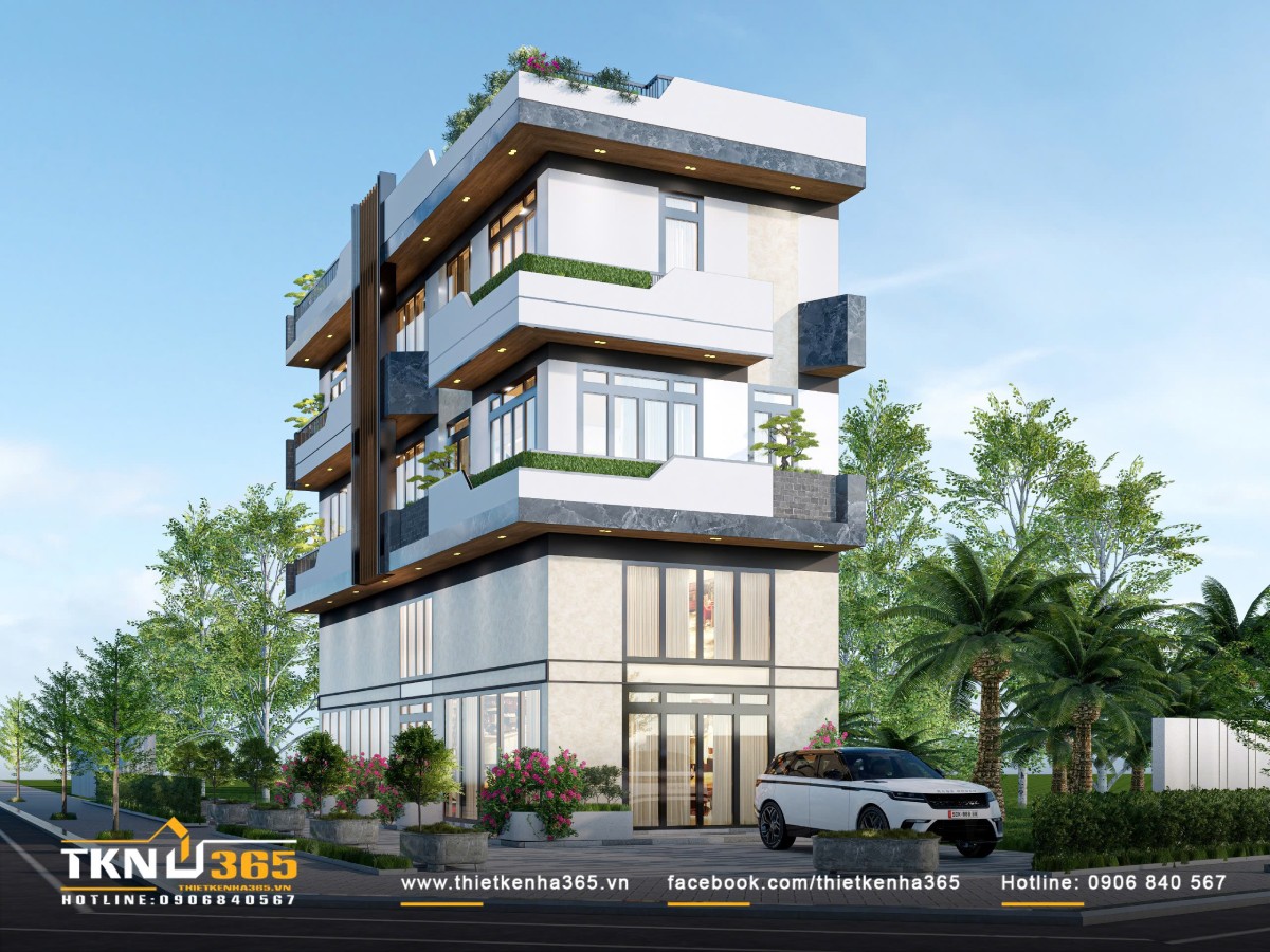 Thiết kế nhà phố 4 tầng 14