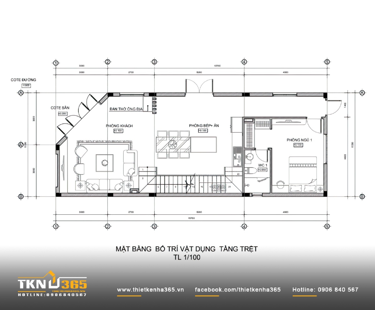 Hồ sơ thiết kế thi công nhà 1