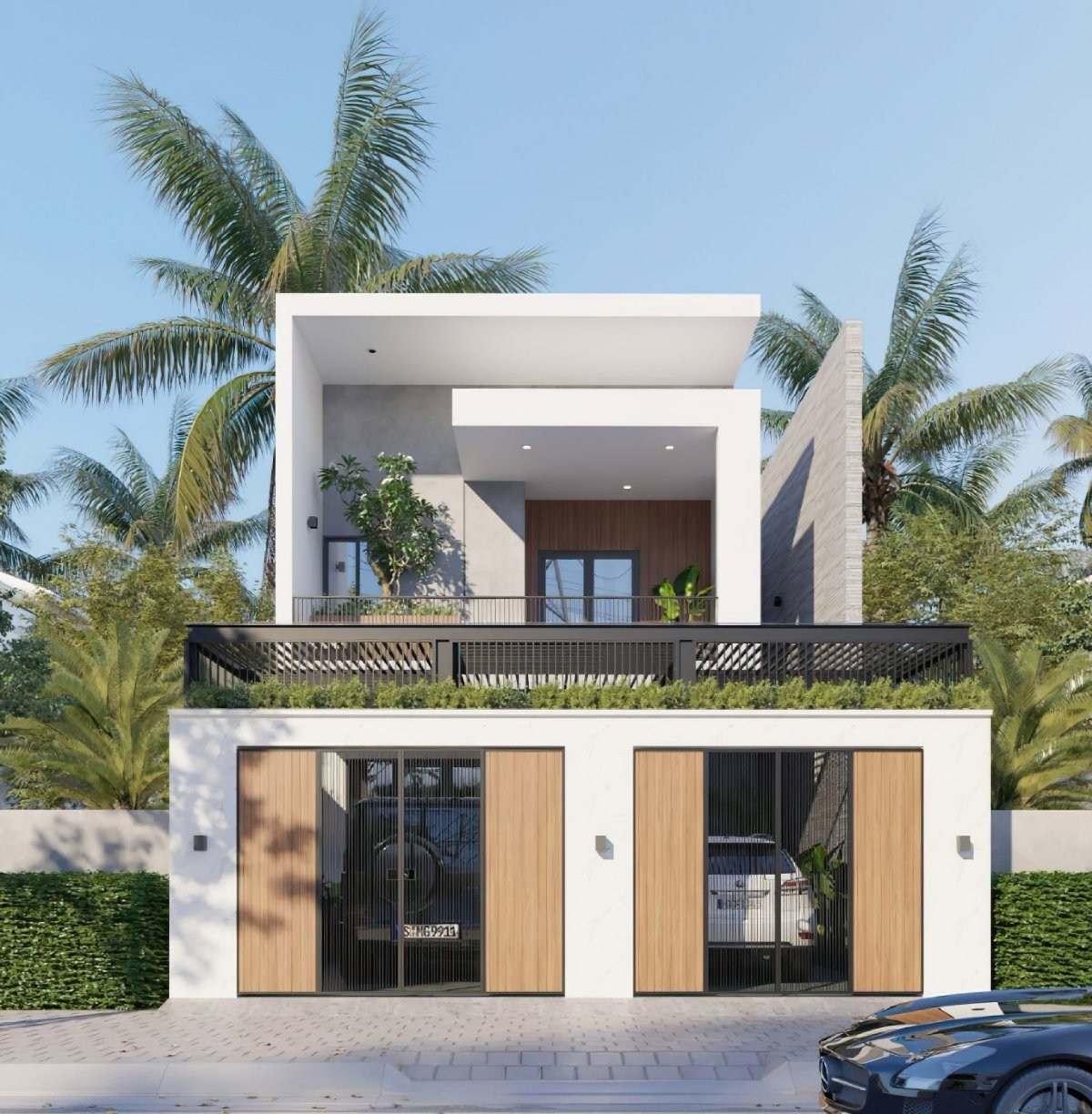 Mẫu nhà 2 tầng 4 phòng ngủ 10