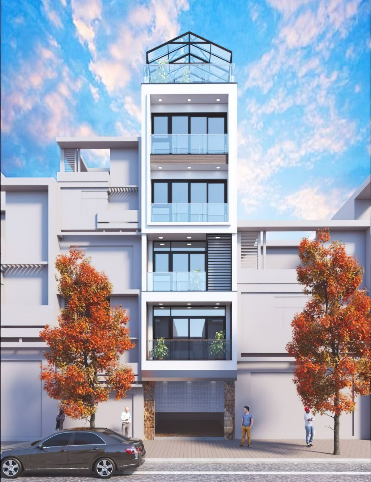mẫu nhà 5 tầng 4