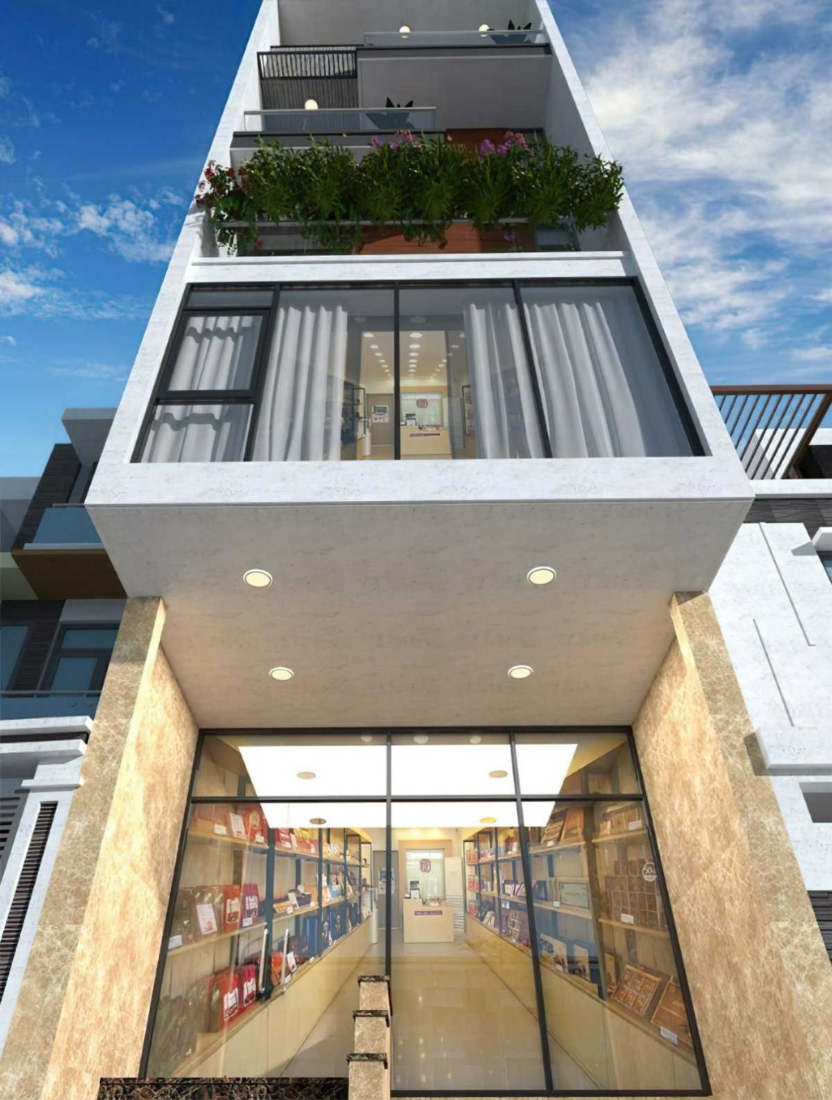 mẫu nhà 5 tầng 7