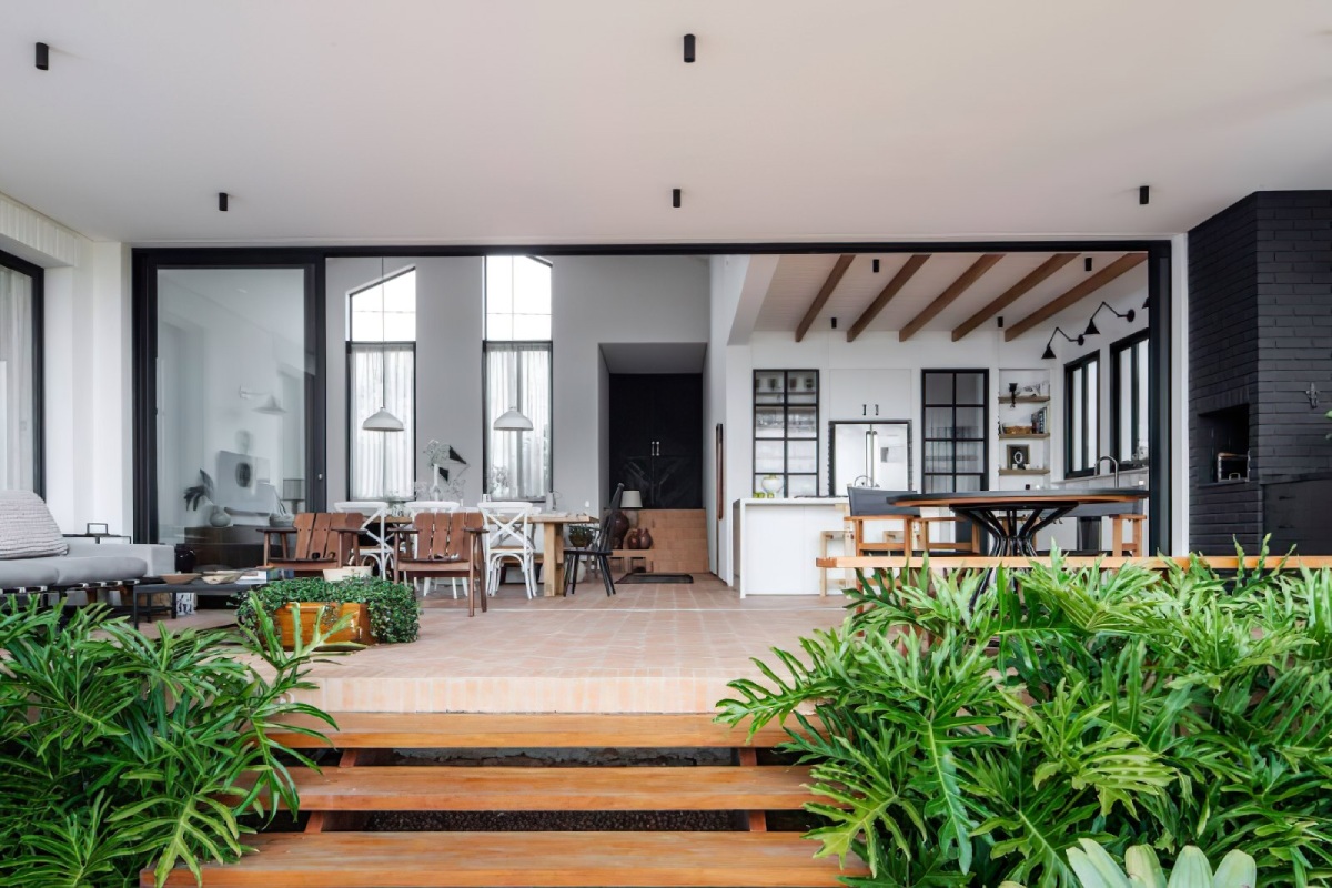 Mẫu nhà chữ L 2 tầng 8