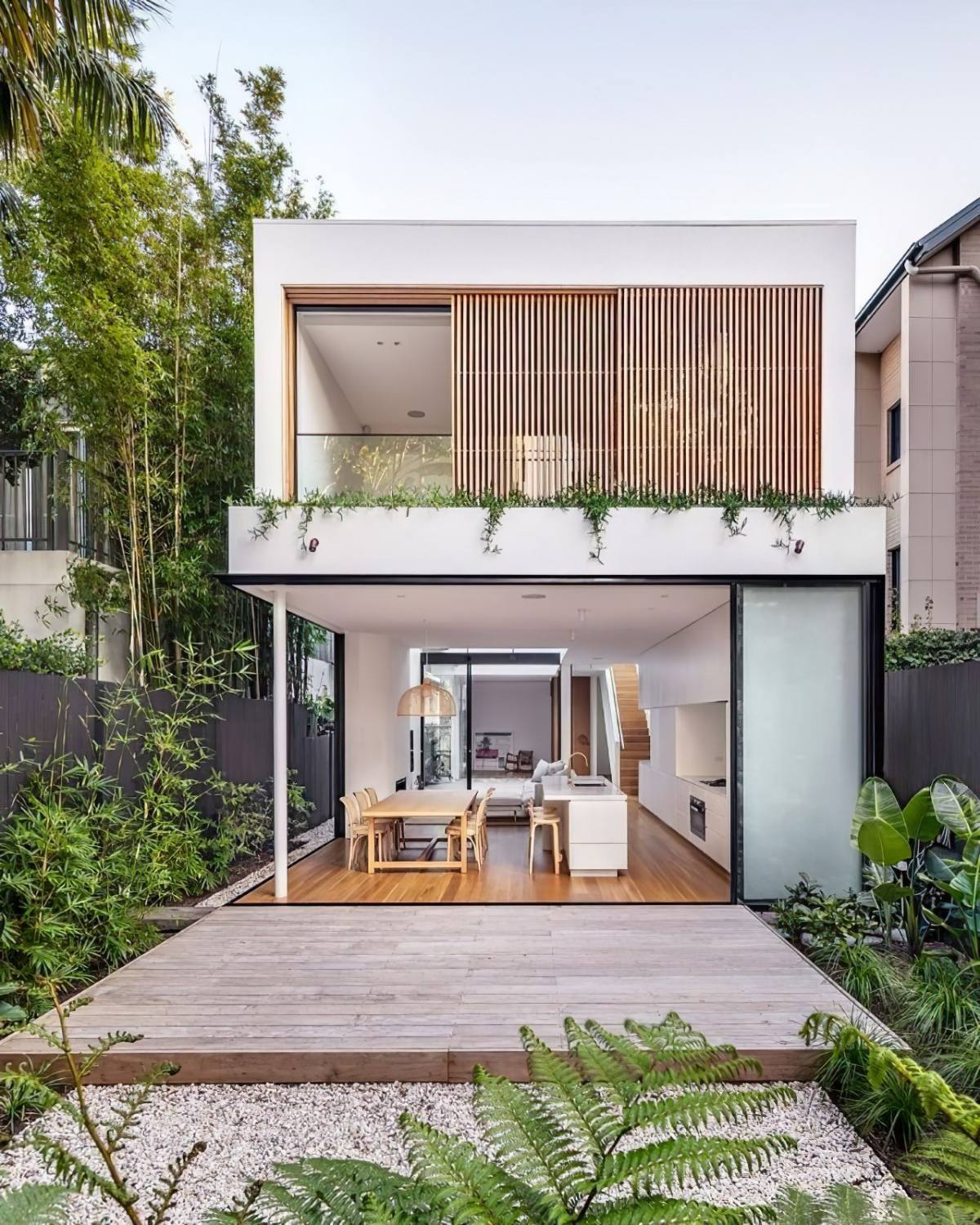 mẫu nhà phố 2 tầng 5x15m 12