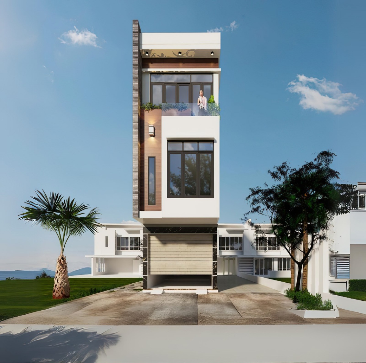 Mẫu nhà phố 3 tầng mặt tiền 4m 9