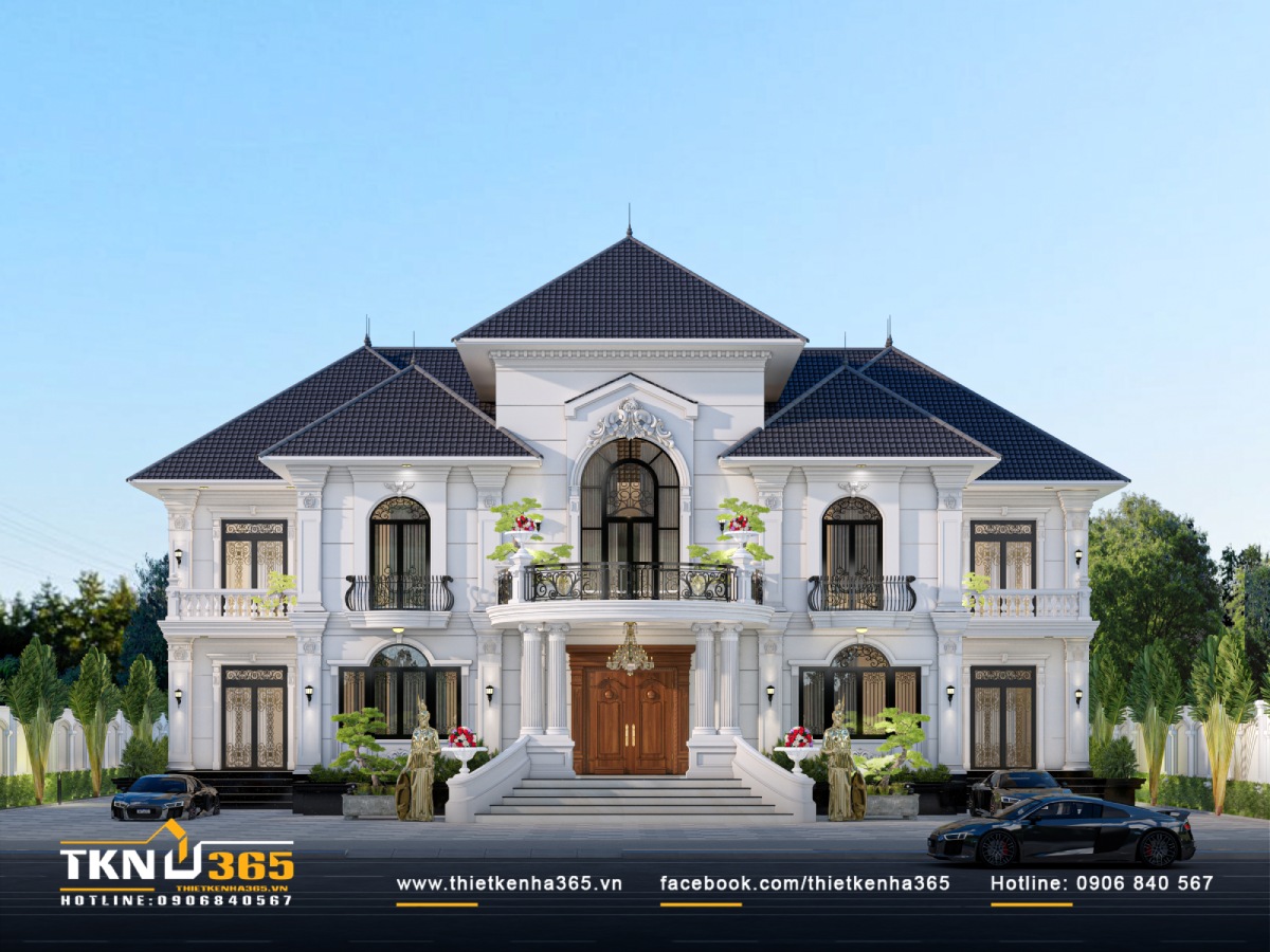 Mẫu nhà tân cổ điển 12