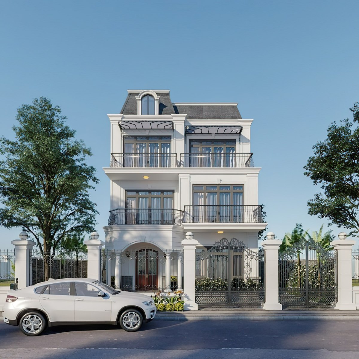 Mẫu nhà tân cổ điển 7