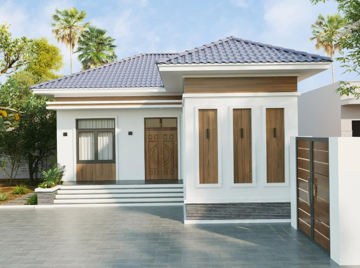 Thiết kế nhà 1 tầng 5x15m 11