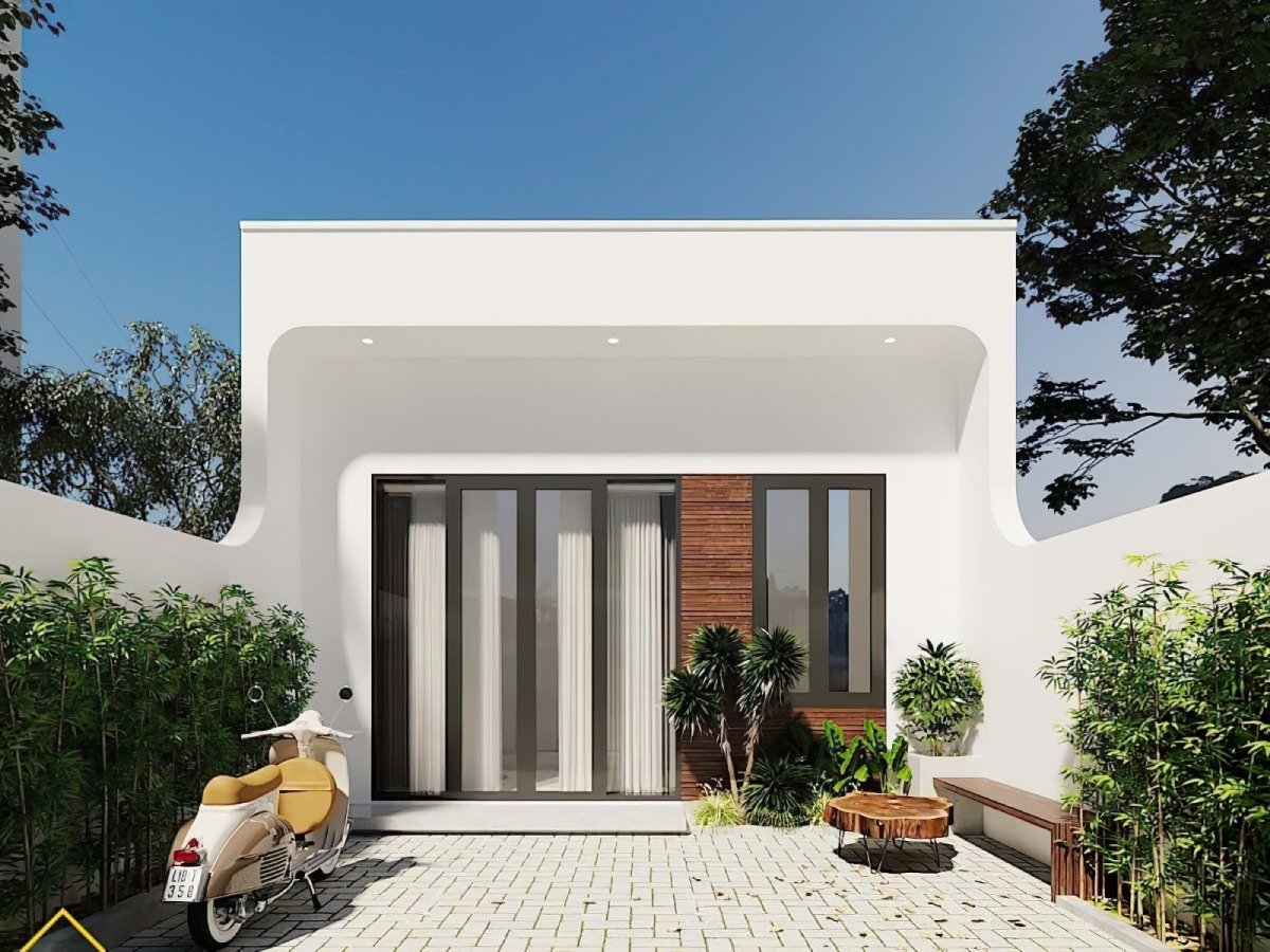 Thiết kế nhà 1 tầng 5x15m 7