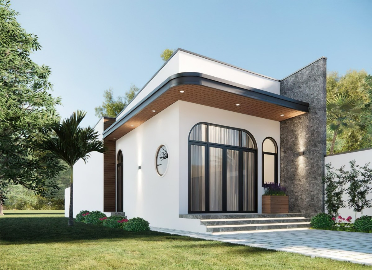 Thiết kế nhà 1 tầng 5x15m 9