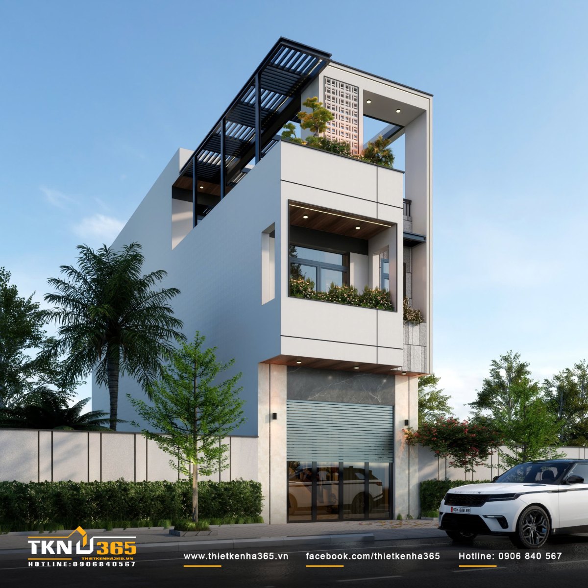 thiết kế nhà diện tích 100m2 11