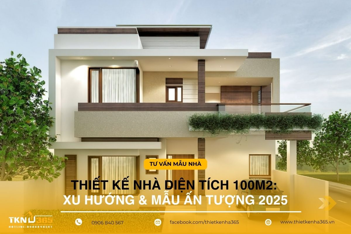 Thiết kế nhà diện tích 100m2
