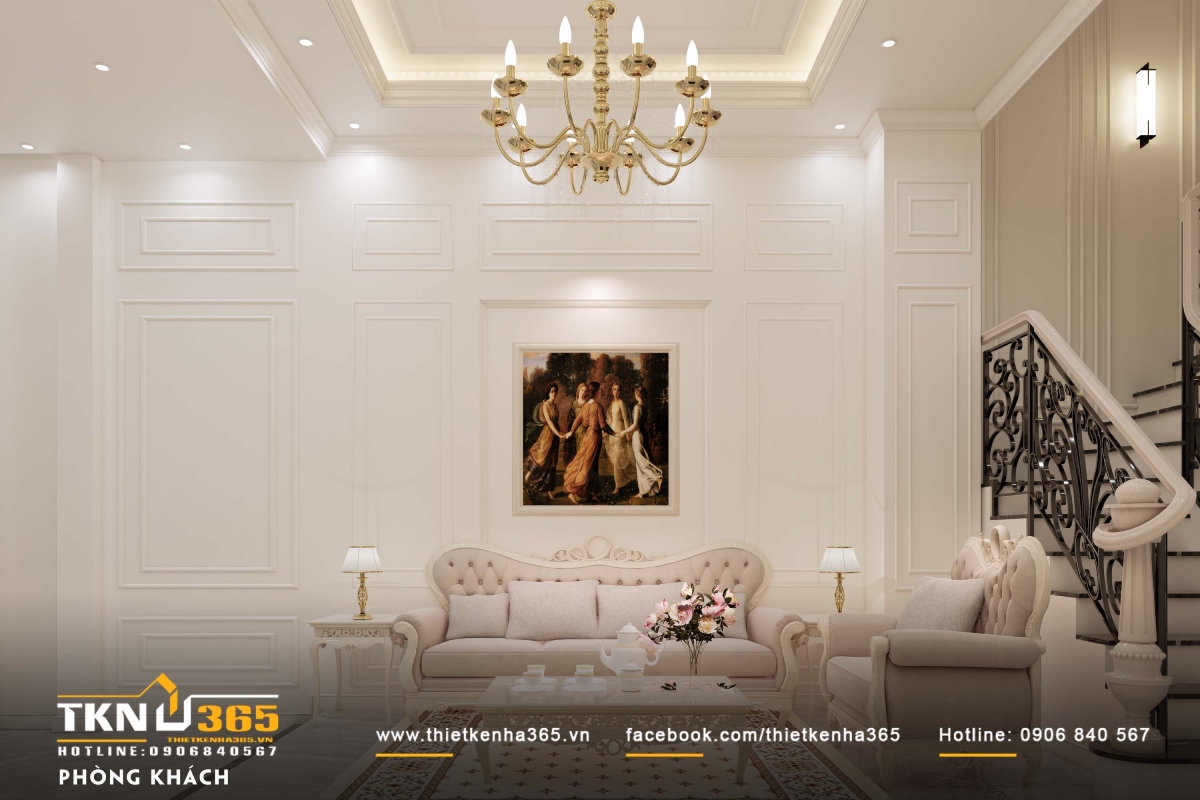 Thiết kế nhà phố 3 tầng 4