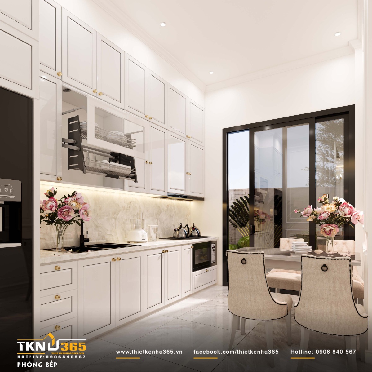 Thiết kế nhà phố 3 tầng 5