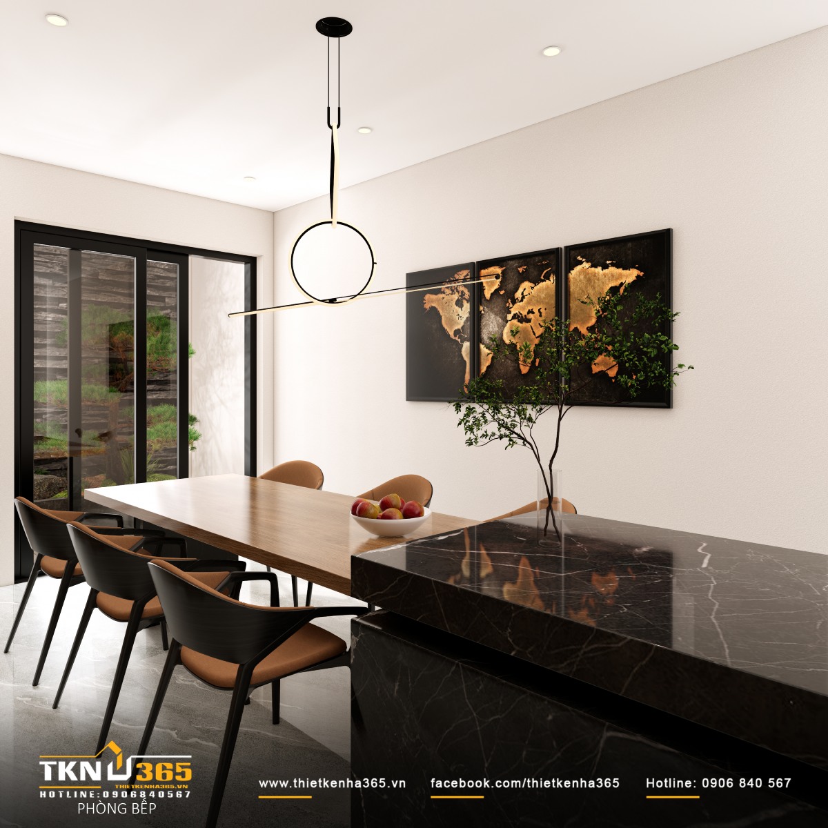 Thiết kế nhà phố 4 tầng 5