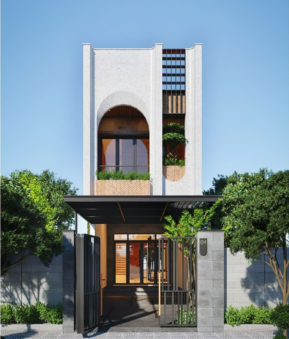 thiết kế nhà phố 5x20m 1