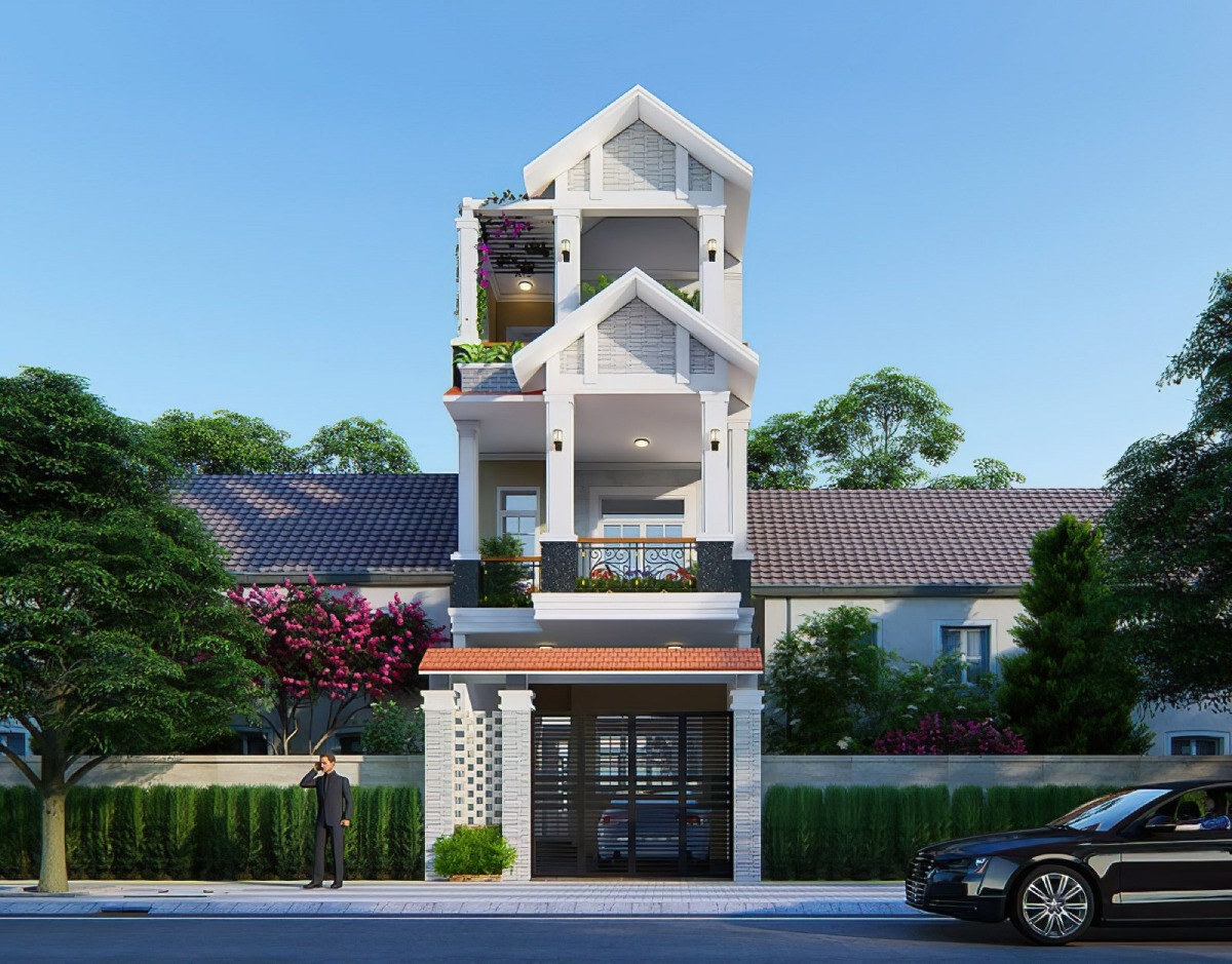 thiết kế nhà phố 5x20m 4