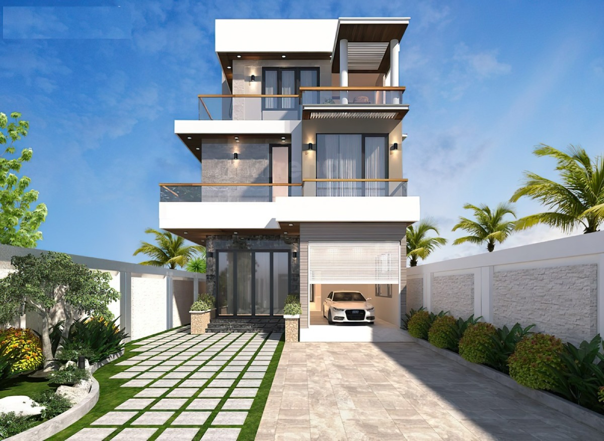 thiết kế nhà phố 5x20m 5