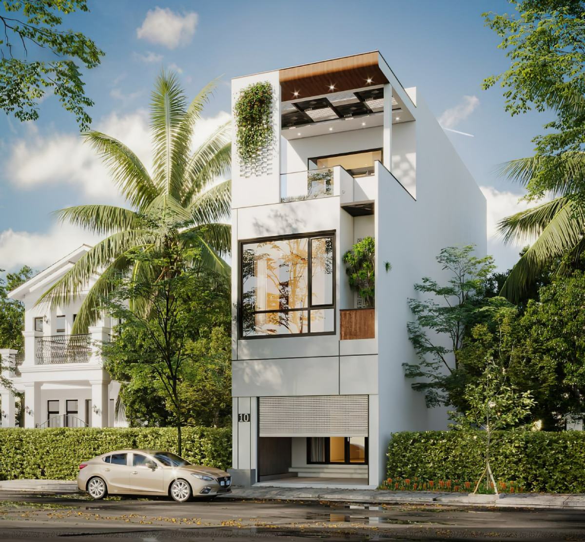 thiết kế nhà phố 5x20m 7