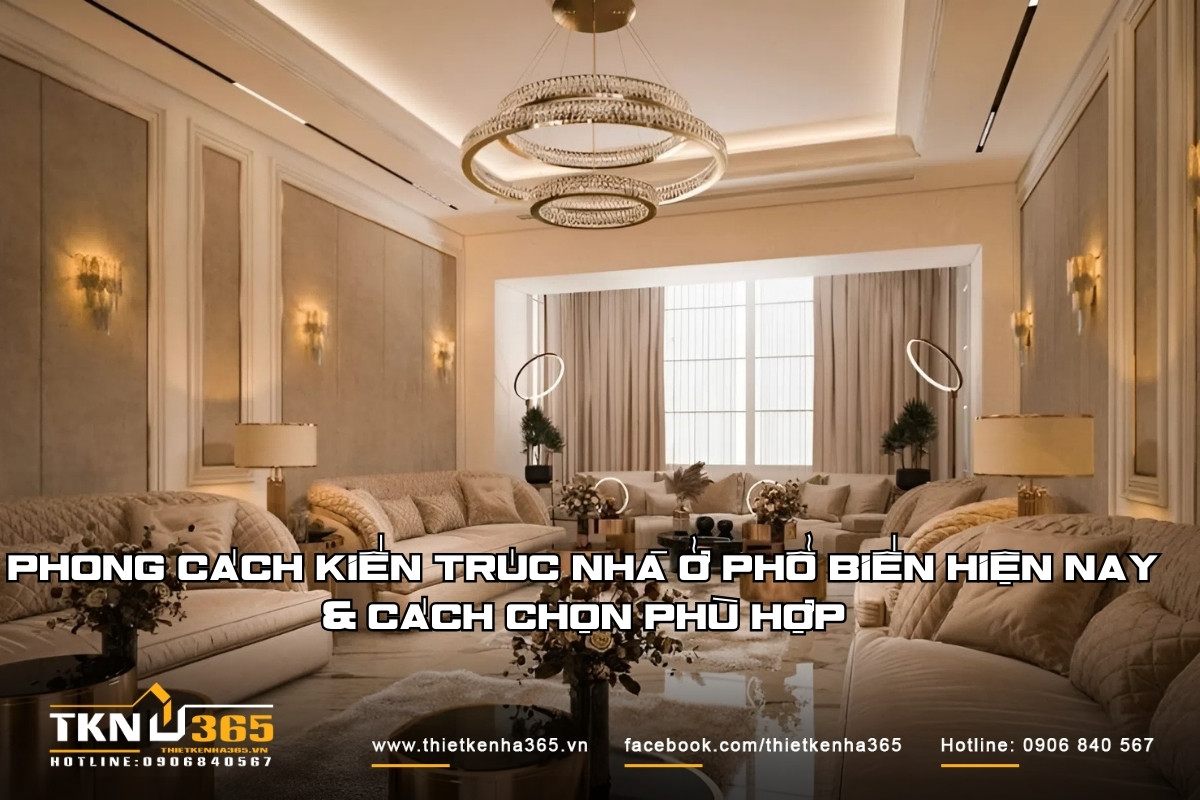 phong cách kiến trúc nhà ở