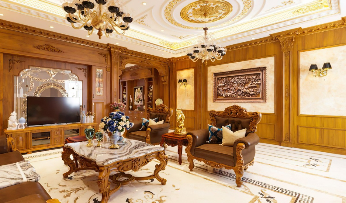 Thi công nội thất biệt thự 3