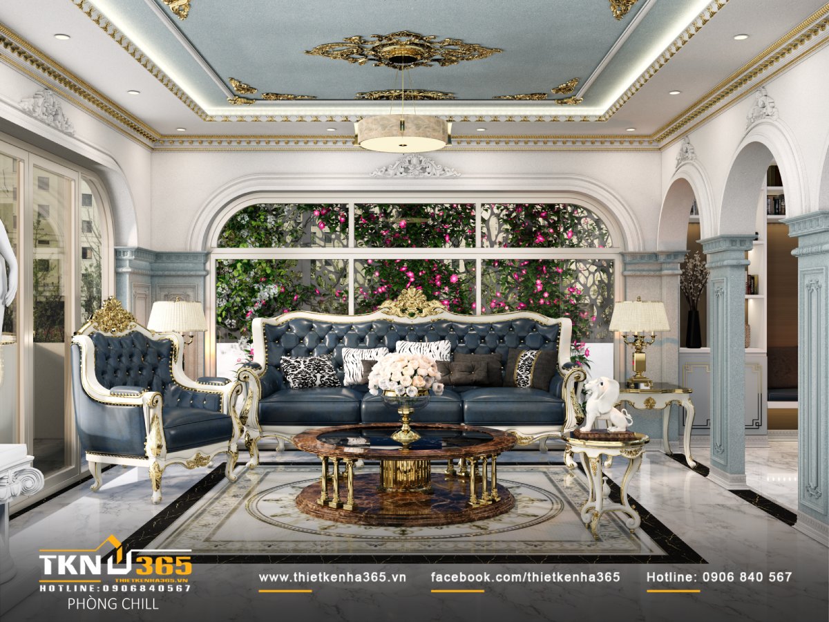 Thi công nội thất biệt thự 6