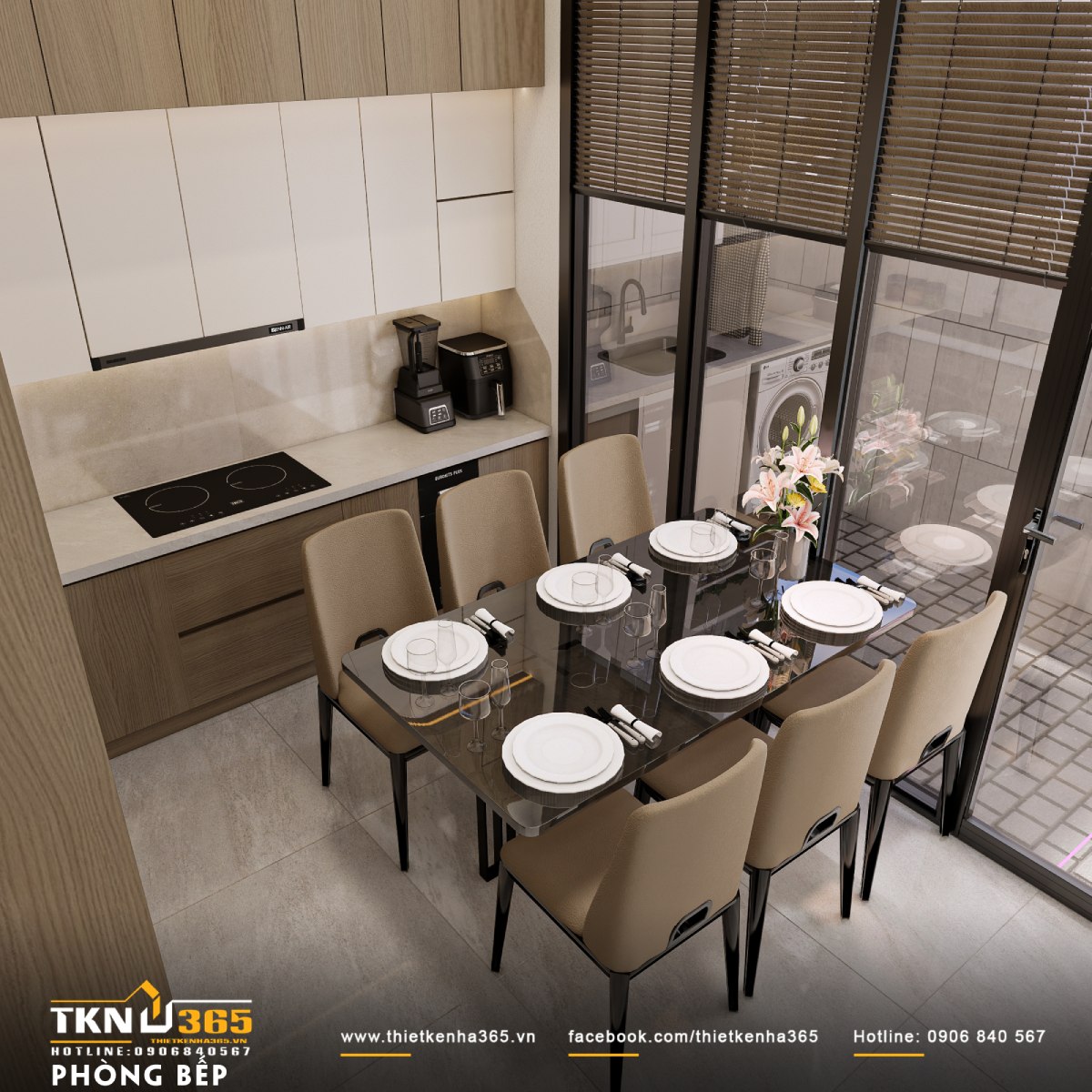 thi công nội thất nhà phố 11