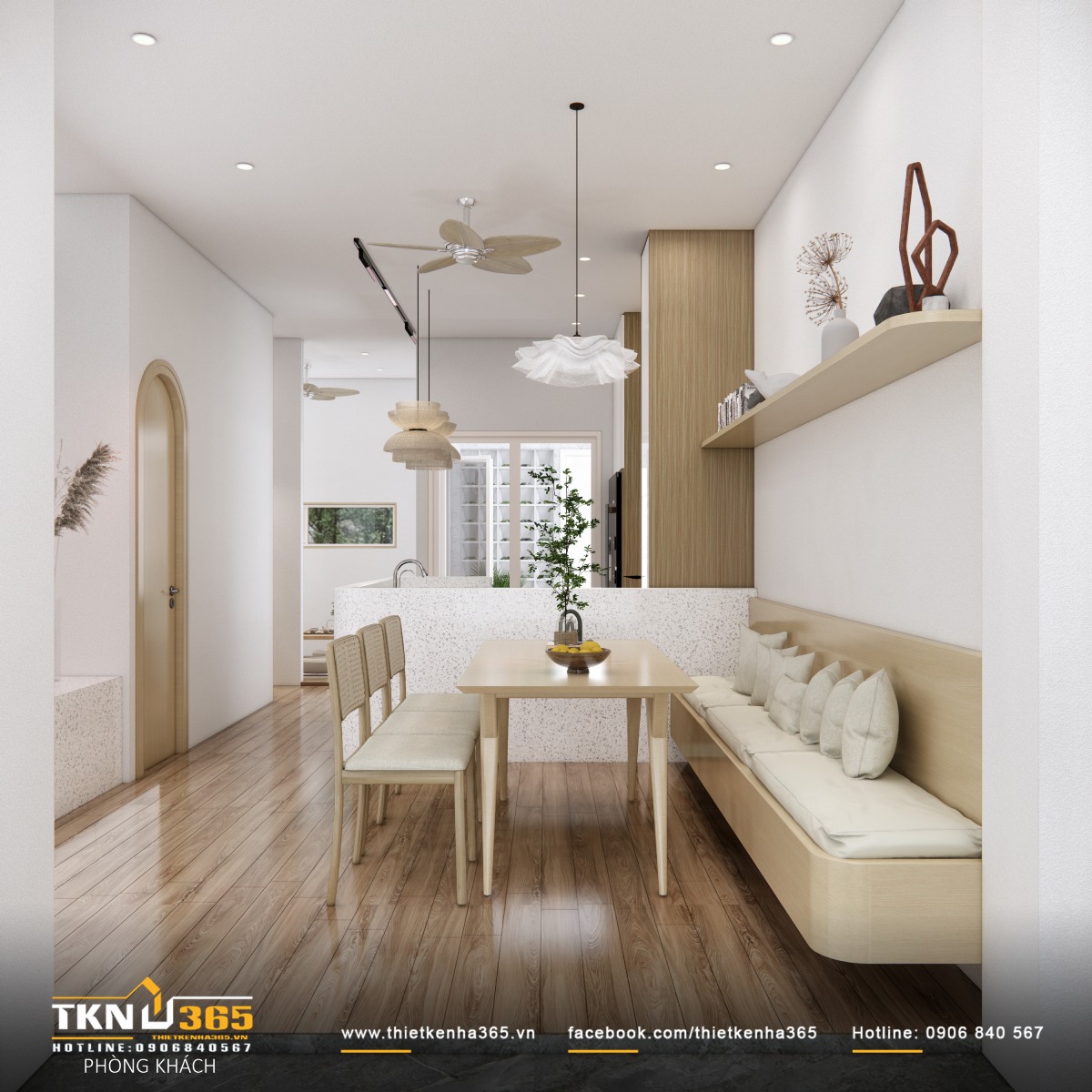 thi công nội thất nhà phố 3