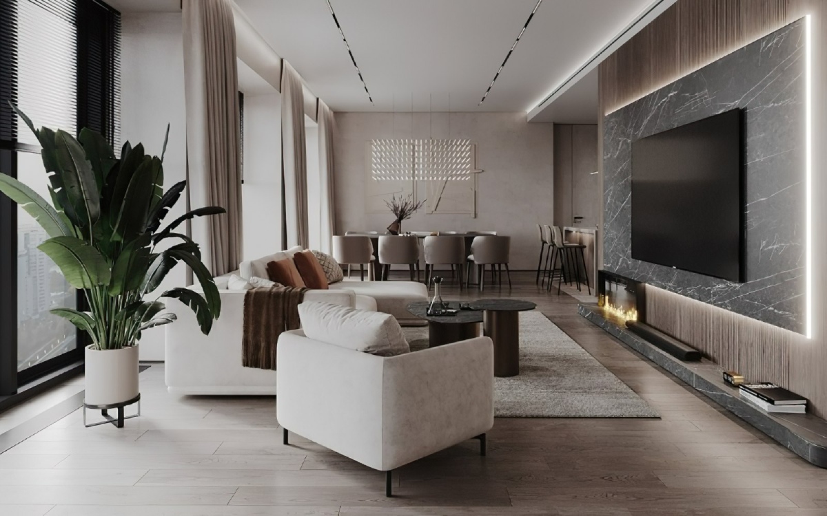 Thiết kế biệt thự 200m2 2