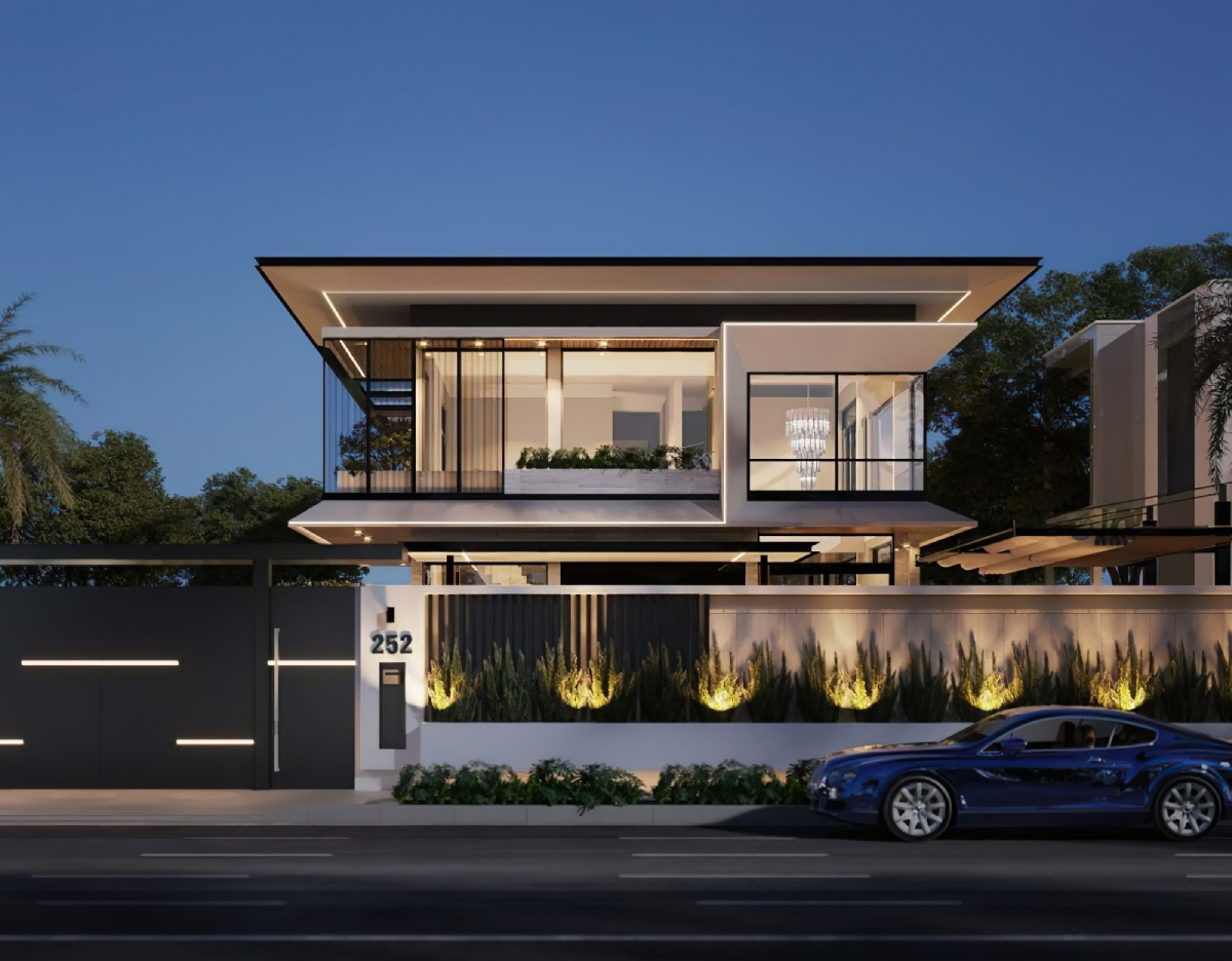 Thiết kế biệt thự 200m2 3