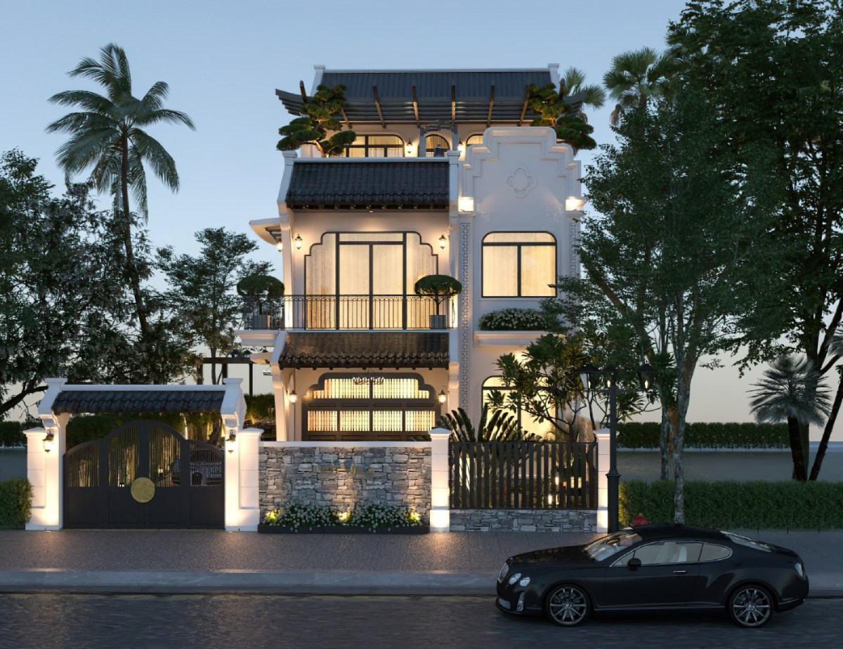 thiết kế biệt thự 4