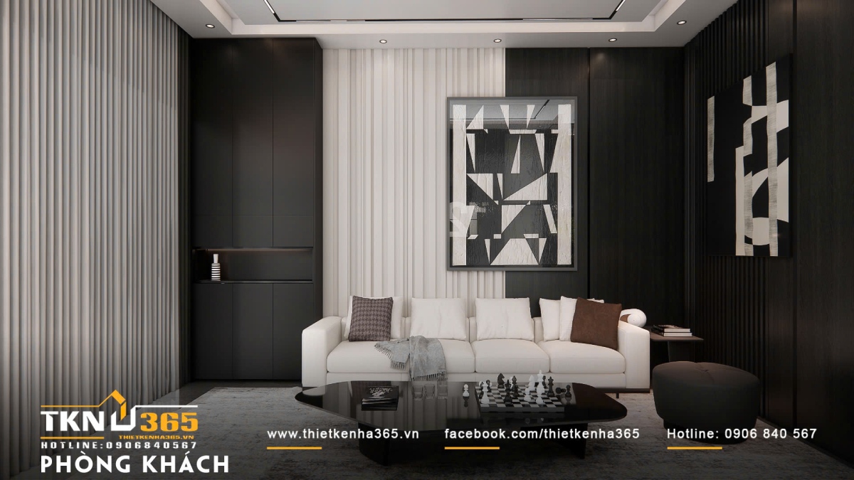 Thiết kế biệt thự phố 3 tầng 4