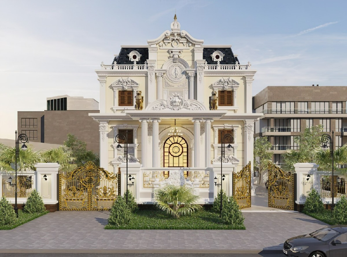 Thiết kế biệt thự tân cổ điển 1