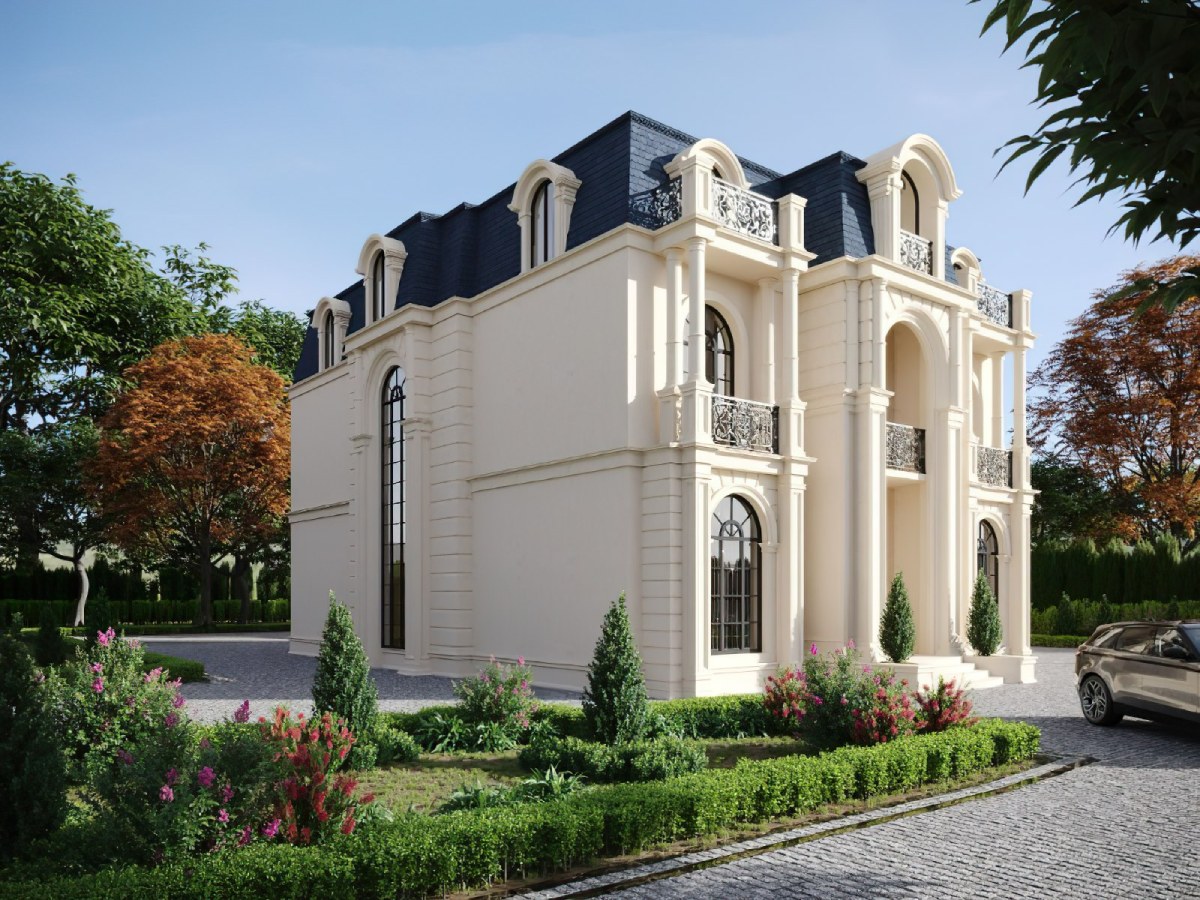 Thiết kế biệt thự tân cổ điển 3