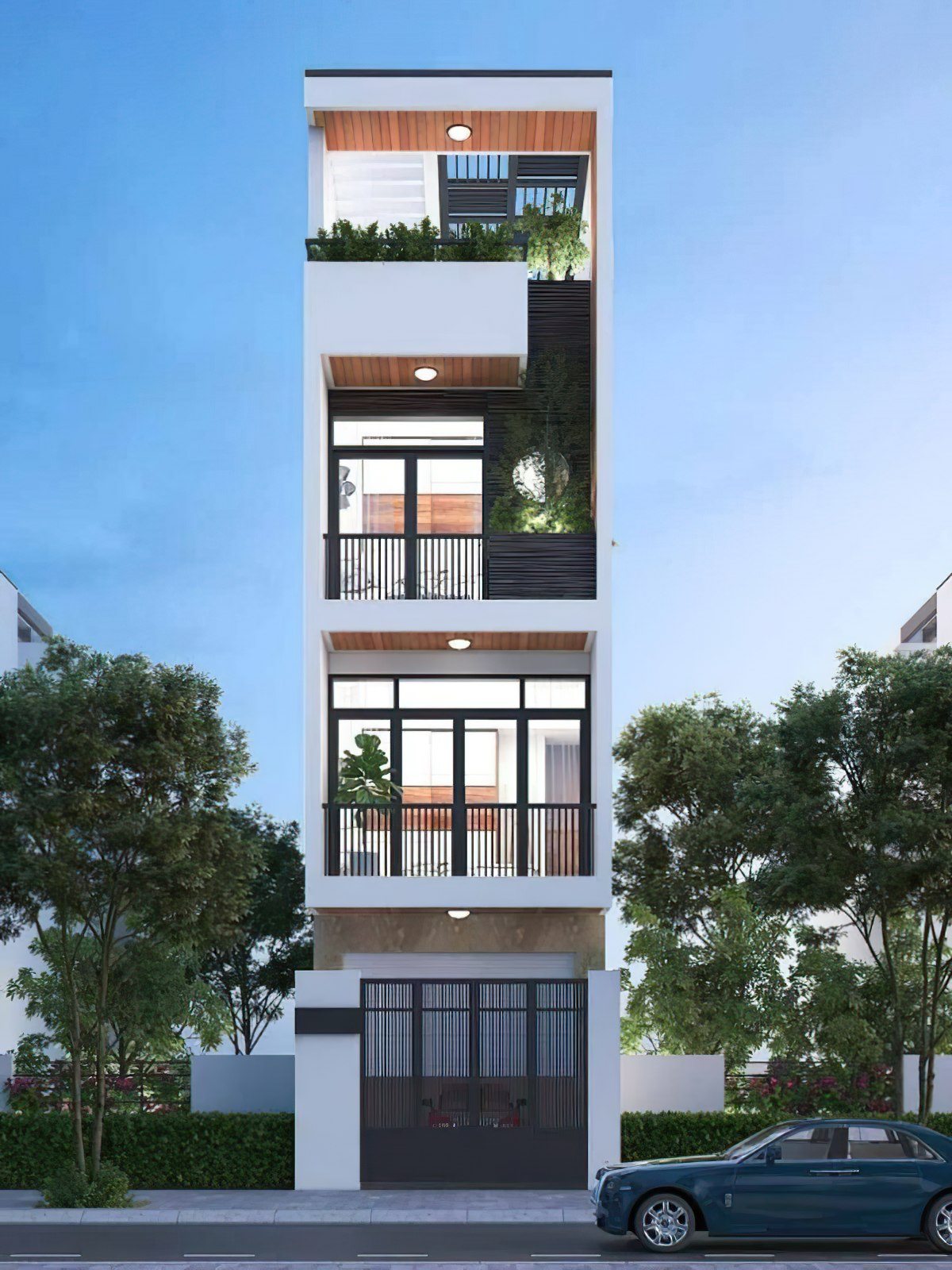 thiết kế nhà 1 trệt 3 lầu 13