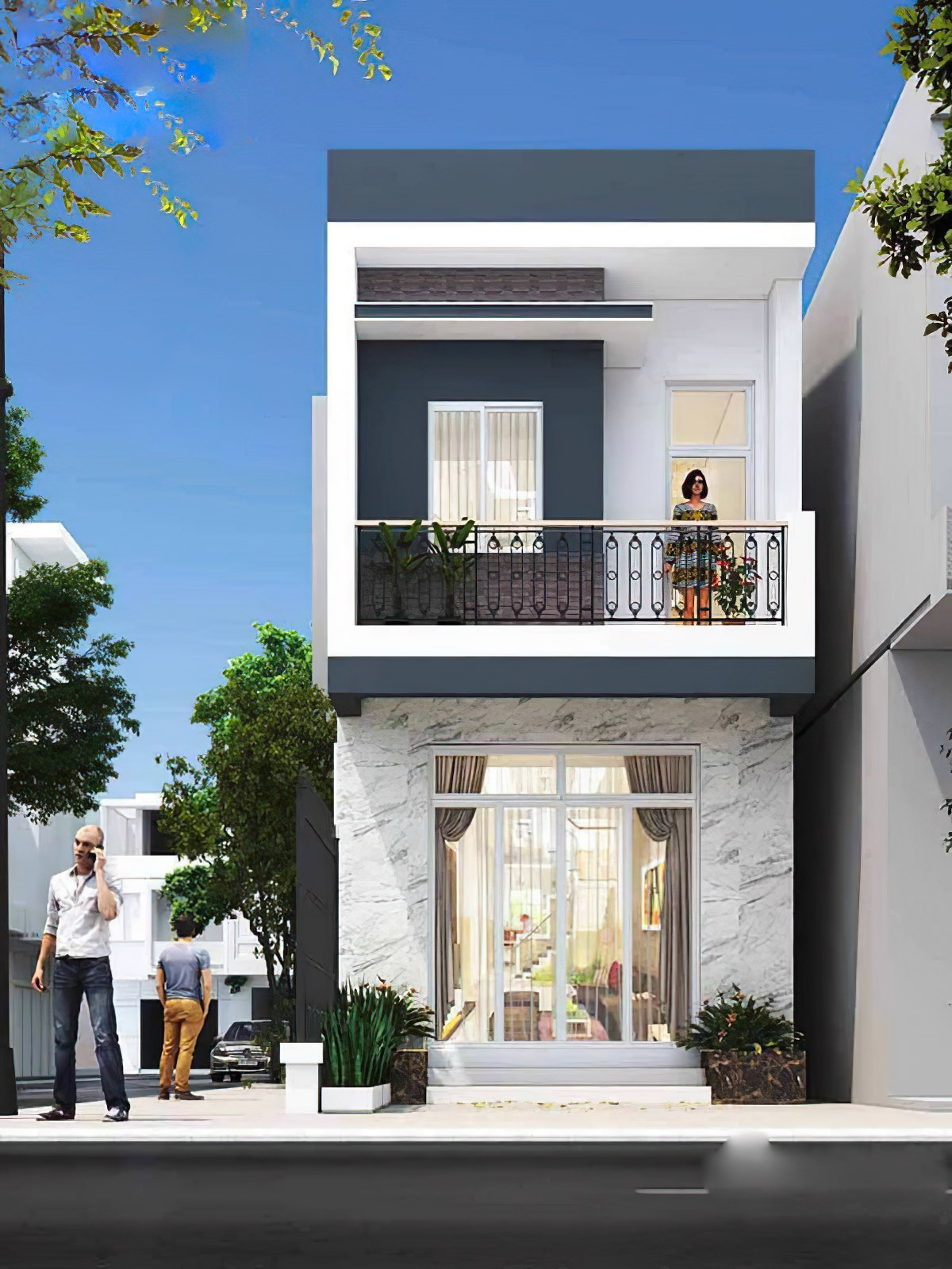 Thiết kế nhà 40m2 2