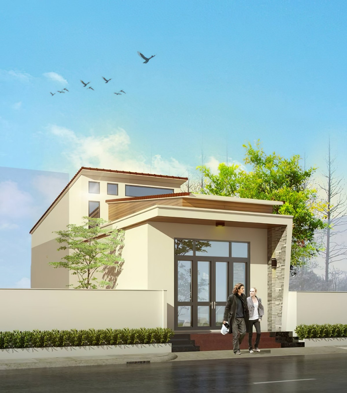 Thiết kế nhà 40m2 5